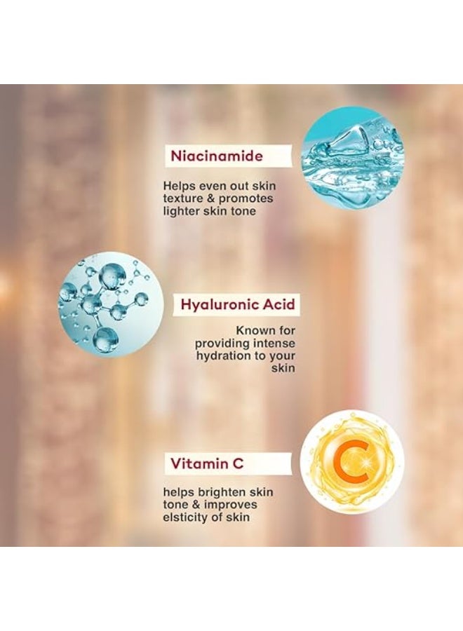 VLCC Bridal Glow Facial Kit - 147g | At-Home Facial With 3 Illuminator Strobe Creams - Gold, Lilac, Rose | With Hyaluronic Acid, Niacinamide, and Vitamin C - Image 3